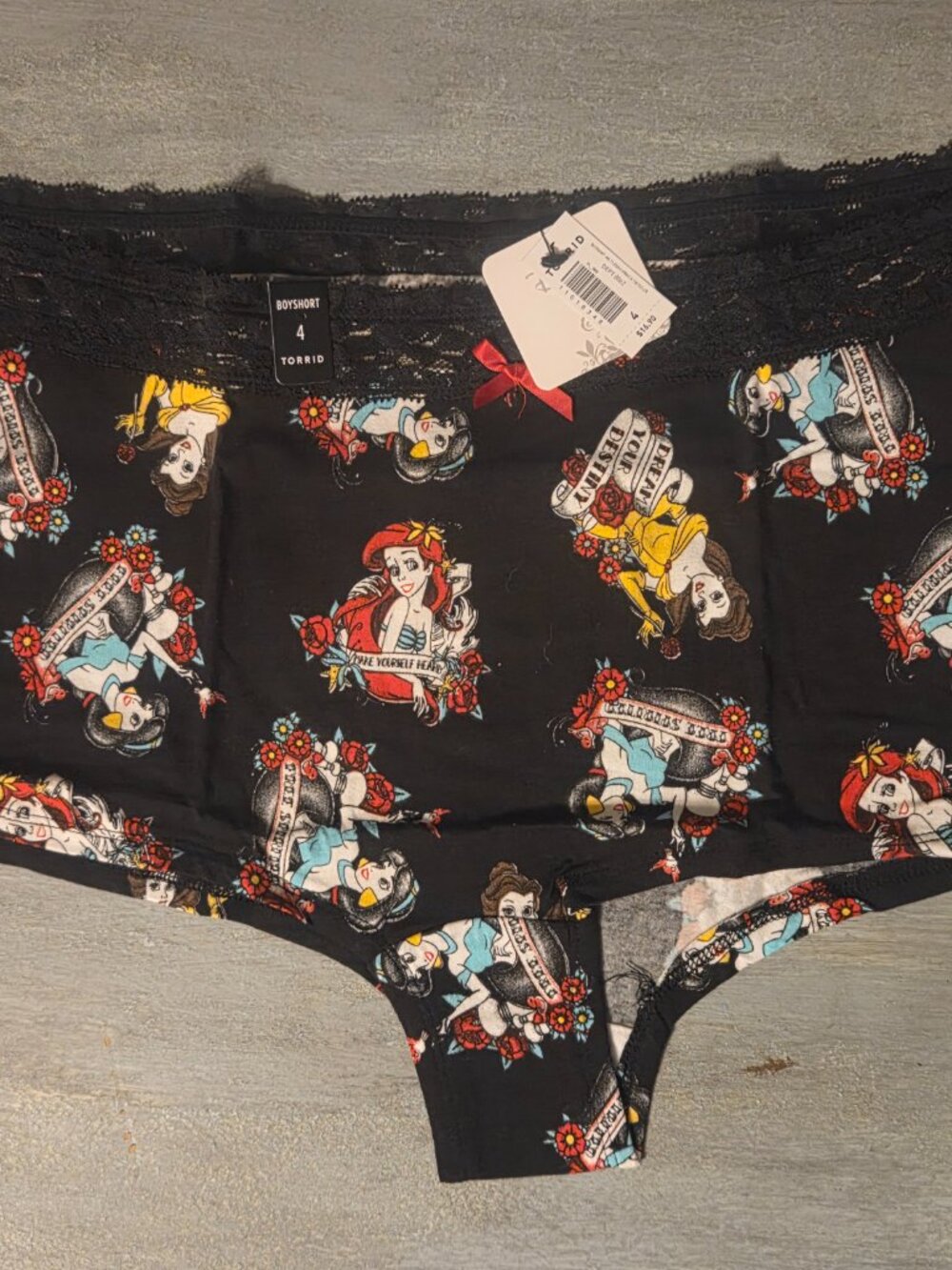 Lot of 6 Torrid Disney Panties Plus Size 4 NWT - Picture 9 of 16